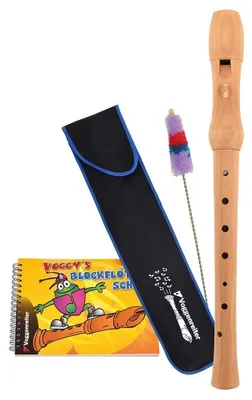 Produktbild von Recorder Set mit Ahornflöte und Lehrbuch