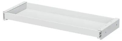 Imagen del producto de Cajón inferior para escritorio, 758 mm de ancho | Cajón de plástico resistente con guías de acero, capacidad de hasta 10 kg. Modelo Ergo Office ER-302