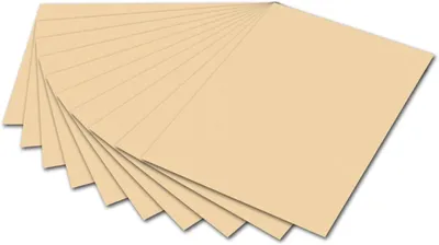 Produktbild von folia Fotokarton (B)500 x (H)700 mm 300 g/qm chamois 10 Blatt
