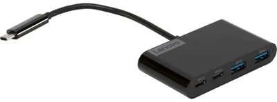 Produktbild von Lenovo Select USB Type-C 4-Port USB-Hub schwarz
