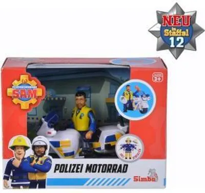 Image de Moto de police Sam avec figurine