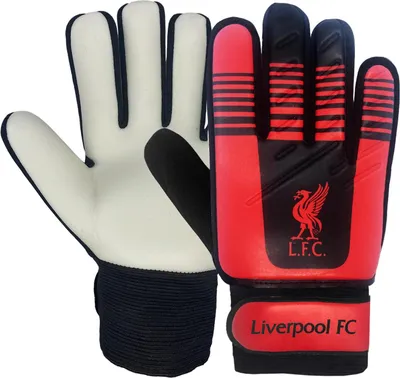 Produktbild von Liverpool FC - Torhüter-Handschuhe für Kinder GF971 (10-16 Jharen) (Rot)
