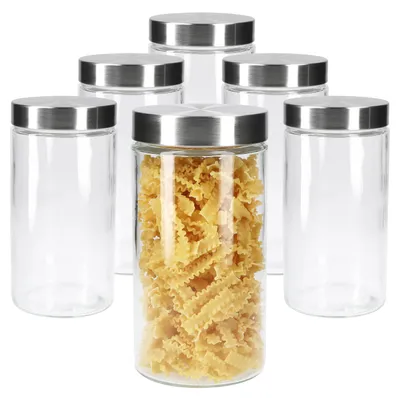 Produktbild von 6er Set Bera Vorratsglas 1.7L