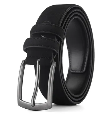 Immagine prodotto di Cintura - Nero - Eleganza - Versatilità - Regalo - Qualità - Fibbia quadrata - Alla moda