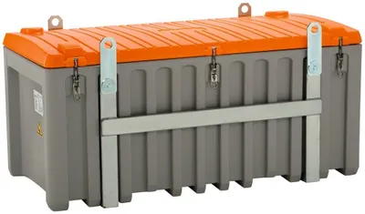 Produktbild von CEMbox 750 grau/orange 750 Ltr. kranbar