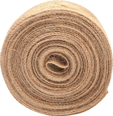 Produktbild von Jute/Leinenbandrolle, 10 Meter lang, 2,5 cm breit, für Hochzeitsdekoration und Zuhause, rustikaler Charme, vielseitig einsetzbar
