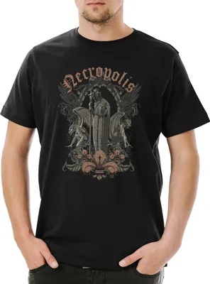 Produktbild von Urban Backwoods Necropolis, Herren T-Shirt, Farbe: Schwarz, Größe: S