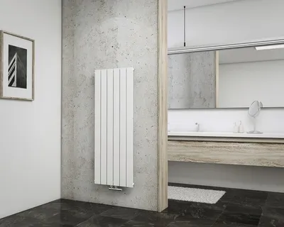 Produktbild von SCHULTE Designheizkörper Aachen 1200x464 weiß mit Mittelanschluß ohne Handtuchhalter