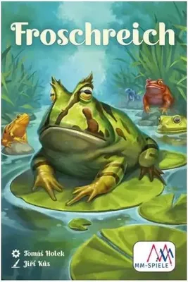 Produktbild von MM Spiele, Froschreich – Familienspiel & Kartenspiel ab 8 Jahre, Ökosystem-Strategie mit Fröschen, Für 1–4 Spieler ab 8 Jahren