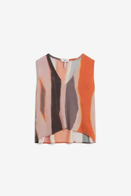 Produktbild von CINQUE Top Cipronto aus Viskose mit leichtem, fließendem Batik-Print