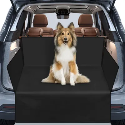 Produktbild von Kofferraumschutz Hund Universal 180x105cm Wasserdicht Kratzfest mit Seiten- & Ladeschwellenschutz