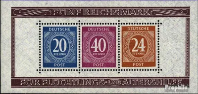 Produktbild von Briefmarken Alliierte Bes.-Gem.Ausg. 1946 Mi Block12A (kompl.Ausg.) postfrisch Berlinausstellung
