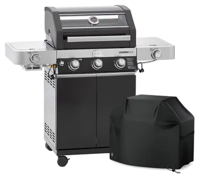 Produktbild von RÖSLE BBQ Gasgrill Videro G3-S Primezone Seitenbrenner Schutzhaube 2026, KI-generiertes Bild