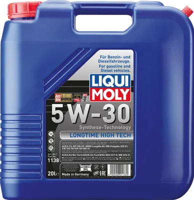 Produktbild von Liqui Moly LONGTIME HIGH TECH 5W-30 20 Liter Kanister Reifen