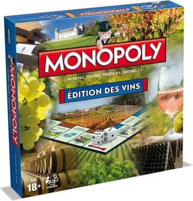 Immagine prodotto di WINNING MOVES Monopoly Éditions des Vins, gioco da tavolo, versione francese