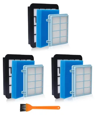 Ersatzfilter für Philips Staubsauger, 3 Stück, blau