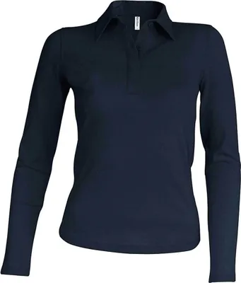 Produktbild von Kariban Damen Piqué Poloshirt Langarm