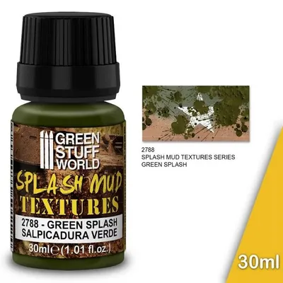 Produktbild von Green Stuff World GSW2788 - Splash Mud Textures - Green - 30 ml - Neu