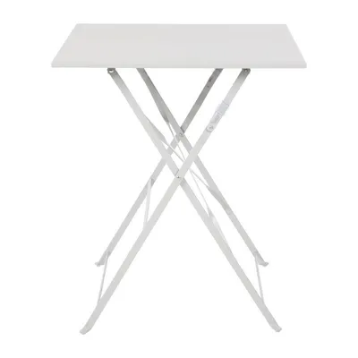 Obrázek produktu pro Skládací zahradní stůl Bolero čtvercový, ocelově šedý, 60 cm