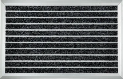 Produktbild von Bürsten-Rahmenmatte schwarz 45 (1 Stück)