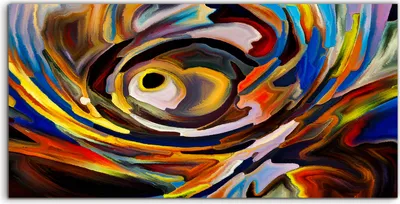 Produktbild von Coloray Acrylbild 140x70  Wandbild Acrylbilder Form der Farbkreativität und Kunst