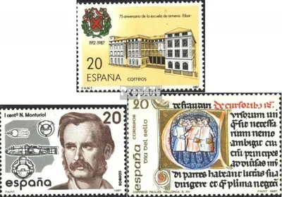 Produktbild von Briefmarken Spanien 1987 Mi 2788,2792,2793 (kompl.Ausg.) postfrisch Sondermarken