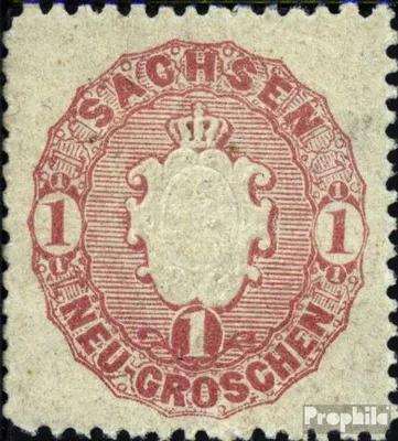 Produktbild von Briefmarken Sachsen 1863 Mi 16 Pracht gestempelt Landeswappen