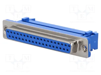 Zdjęcie produktu dla 1x Złącze D-Sub, 37 pinów, żeńskie, do kabli płaskich. Model: DS1036-37FPUSIPX. Złącze D-Sub