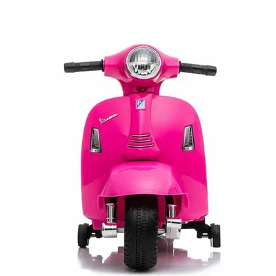 Image de Devessport Mini Vespa Mp Moto électrique pour enfants Rose  Enfants Rose Taille unique