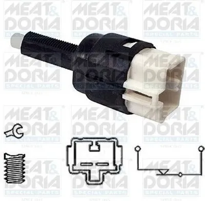 Produktbild von MEAT & DORIA Bremslichtschalter 35117 für HONDA CIVIC VIII Hatchback (FN, FK)