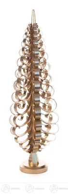 Produktbild von Spanbaum vergoldet (35cm) von Dregeno Seiffen