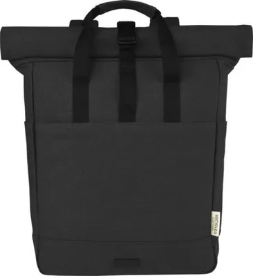 Produktbild von Rucksack für Laptops "Joey", Roll Top, Canvas, 15l PF4125 (Einheitsgröße) (Schwarz)