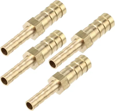 Immagine prodotto di 4 pezzi di anelli a D di 8 mm - 5 mm, sagomati, in ottone, per raccordi flessibili