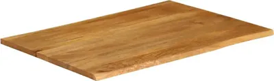 Produktbild von vidaXL Tischplatte mit Baumkante 110x80x2,5 cm Massivholz Mango