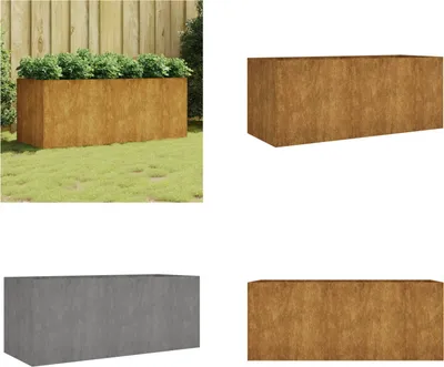 Obrázok produktu pre vidaXL Zvýšený záhon 200x80x80 cm Corten oceľ - Zvýšený záhon - Zvýšený záhon - Kvetináč