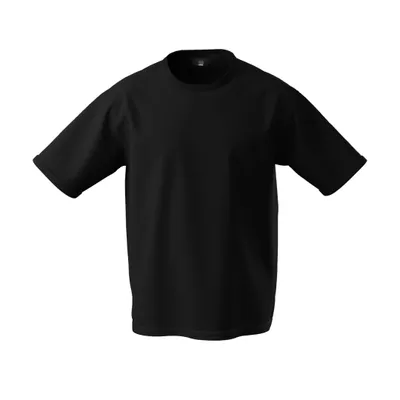 Produktbild von Schwarzes Uni-T-Shirt – Größe S | 100 % Baumwolle