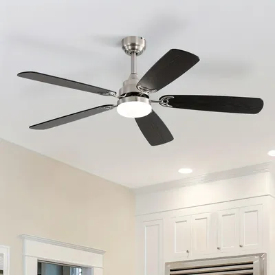 Produktbild von Deckenventilator – Ventilator mit Licht – Wandventilator – Luftzirkulator – Flacher Ventilator – 132 cm