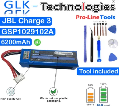 Produktbild von GLK-Technologies AKKU für JBL Charge 3 GSP1029102A Bluetooth Lautsprecher Battery