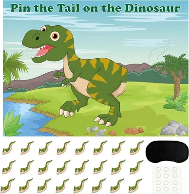 Pin der Schwanz bei Dinosaurier Spiel - Partyzubehör für Kinder
