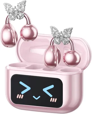 Produktbild von Schmuck Kopfhörer Open Ear Kopfhörer Kabellos Bluetooth 5.4 mit Intelligentem Touchscreen 4.1g Leichtgewicht Kopfhörer Sport, 60 Std Wireless Earbuds