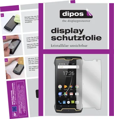 Produktbild von 5x Schutzfolie für Cubot King Kong CS klar Displayschutzfolie Folie Display Schutz dipos
