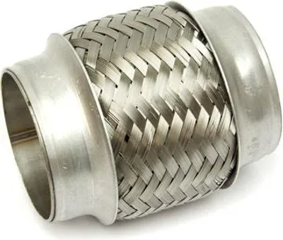 Produktbild von Jeep Flexrohr Ø 2,5" = 64mm 10cm Edelstahl Flexpipe Hosenrohr Auspuff universal