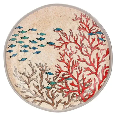 Image de Rose & Tulipani SEA LIFE SET 2 DINNER PLATES 27 cm R13320001M