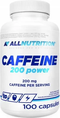 Produktbild von Allnutrition Koffein 200 Power 100 Kapseln