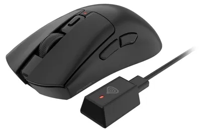 Obrázek produktu pro GENESIS Zircon 880 Pro, Pro praváky, Optický, RF Wireless + Bluetooth + USB Type-C, 30000 DPI, Černá
