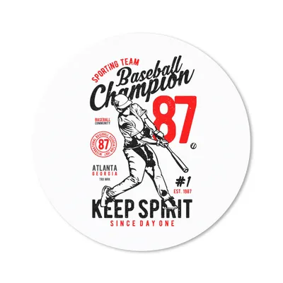 Produktbild von MuchoWow® Mauspad Mousepad Baseball - Schläger - Vintage 30x30 cm - Mousepads - Maus Mat - Pad - Mausunterlage - Tischunterlage - Schreibtischmatten