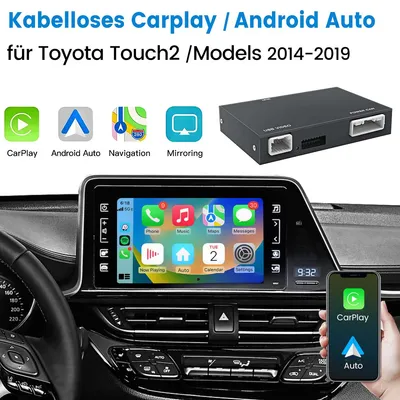 Immagine prodotto di Alimentatore CarPlay Android Auto-Box per TOYOTA CHR Corolla Camry Auris Prius RAV4 Avensis Highlander Touch2 Entune 2.0