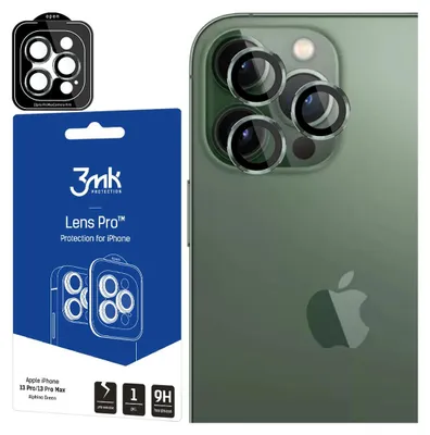 Obrázek produktu pro 3MK Lens Protection Pro, iPhone 13 Pro/13 Pro Max, Zelená, 1 kusů