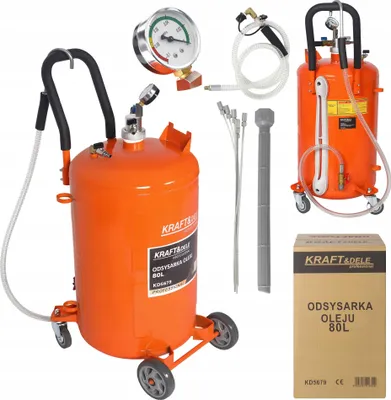 Zdjęcie produktu dla Odsysarka Wysysarka do Oleju Warsztatowa 80L 6,5 l/min Kraft&Dele