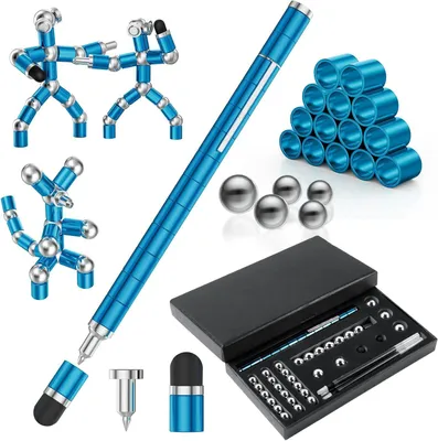 Productafbeelding van Fidget-gelpen - Magnetische pennenset - Creatieve decompressie - Cadeau voor partner - Echtgenoot - Vaderdag - Moederdag